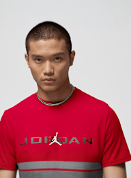 Jordan, Air Short Sleeve Tee, red, Image 3 of 4