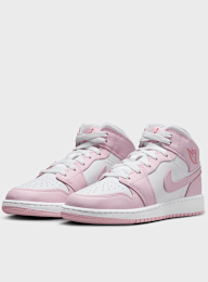 Jordan, Air Jordan 1 Mid (GS), light pink, Image 4 of 9