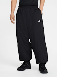Nike, Club Woven Oversized Track Pants, black, Image 1 of 6