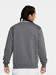 Nike, Sportswear Air Fleece Crew, grijs, Afbeelding 2 van 4