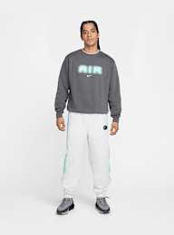 Nike, Sportswear Air Fleece Crew, grijs, Afbeelding 4 van 4