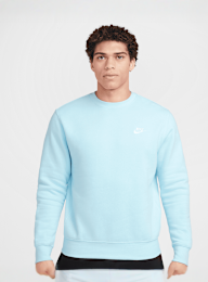 Nike, Sportswear Club Fleece Crewneck, blue, Image 1 of 4