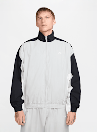 Nike, Club Woven Oversized Track Jacket, grey, Image 1 of 5