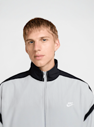 Nike, Club Woven Oversized Track Jacket, grey, Image 3 of 5