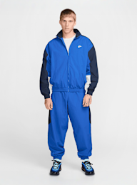 Nike, Club Woven Oversized Track Jacket, blue, Image 6 of 6