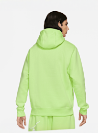 Nike, Sportswear Club Fleece Hoodie, zielony, Obraz 2 z 5