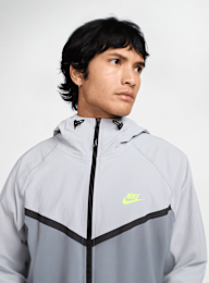 Nike, Tech Woven Full-Zip Windrunner Jacket, grey, Image 3 of 8