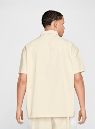 Nike, Club Short Sleeve Buttoned Oversized Shirt, beige, Image 2 of 6