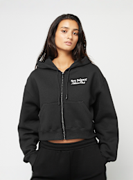 New Balance, Waist Length Full Zip Hoodie, black, Image 1 of 4