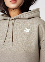 New Balance, Athletics Club Oh Hoodie, grey, Image 3 of 5