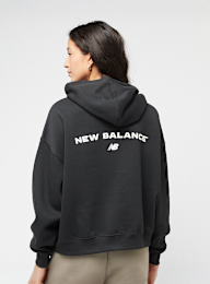 New Balance, Reimagined Fleece Hoodie, black, Image 1 of 5