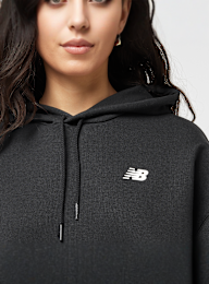 New Balance, Reimagined Fleece Hoodie, black, Image 3 of 5