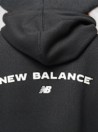New Balance, Reimagined Fleece Hoodie, black, Image 4 of 5