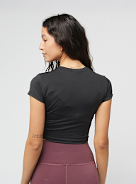 New Balance, Harmony Fitted T-Shirt, black, Image 2 of 4