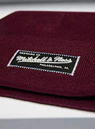 Mitchell & Ness, Branded Patch Logo Beanie, rood, Afbeelding 3 van 3