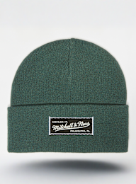 Mitchell & Ness, Branded Patch Logo Beanie, green, Image 1 of 3