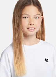 New Balance, Jersey Small Logo Tee, white, Image 3 of 4