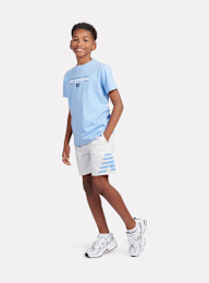 New Balance, Linear Athletics Graphic Tee, blauw, Afbeelding 5 van 5