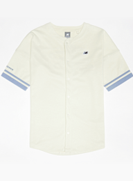 New Balance, Premium Baseball Shirt, beige, Image 2 of 5