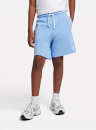 New Balance, French Terry Small Logo Short, blue, Image 1 of 4