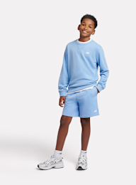 New Balance, French Terry Small Logo Short, blue, Image 4 of 4