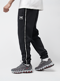 Under Armour, Icon Fleece Joggger Taping, czarny, Obraz 2 z 7