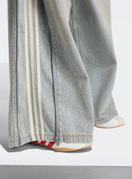 adidas Originals, Wide Leg JeansPants, blue, Image 3 of 5