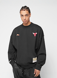 Mitchell & Ness, NBA Oversweep Crewneck Sweater Chicago Bulls, black, Image 2 of 7