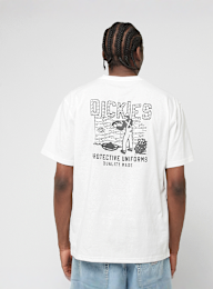 Dickies, Bricklane Shortsleeve Tee, white, Image 1 of 5