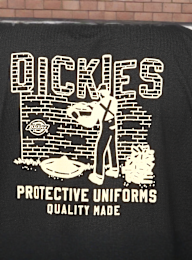Dickies, Bricklane Shortsleeve Tee, czarny, Obraz 4 z 5