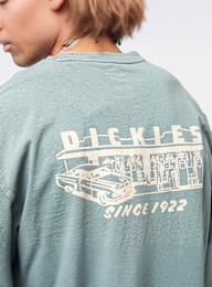 Dickies, Service Station Short Sleeve Tee, green, Image 4 of 5