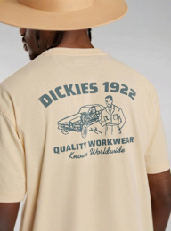 Dickies, Mechanic Short Sleeve Tee, beige, Image 4 of 5