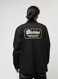 Dickies, Lewistown Longsleeve Shirt, czarny, Obraz 1 z 6