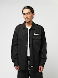 Dickies, Lewistown Longsleeve Shirt, czarny, Obraz 2 z 6