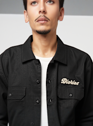 Dickies, Lewistown Longsleeve Shirt, czarny, Obraz 3 z 6
