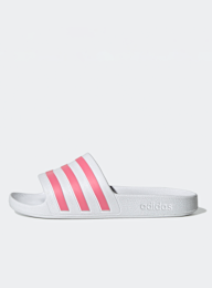 adidas Originals, Adilette Aqua, white, Image 1 of 8