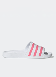 adidas Originals, Adilette Aqua, white, Image 2 of 8