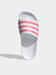 adidas Originals, Adilette Aqua Slides W, white, Image 6 of 8