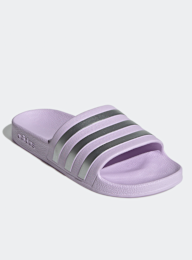 adidas Originals, Adilette Aqua Slides W, purple, Image 3 of 8