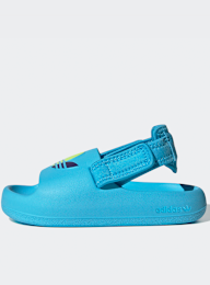 adidas Originals, Adifom Adilette Kids Slides (GS), blue, Image 1 of 8