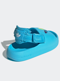 adidas Originals, Adifom Adilette Kids Slides (GS), blue, Image 4 of 8