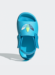 adidas Originals, Adifom Adilette Kids Slides (GS), blue, Image 6 of 8