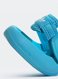 adidas Originals, Adifom Adilette Kids Slides (GS), blue, Image 8 of 8