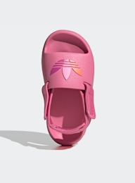 adidas Originals, Adifom Adilette Kids Slides (GS), light pink, Image 6 of 8