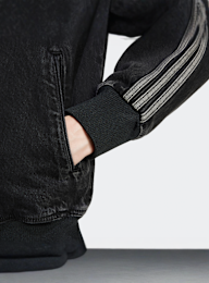 adidas Originals, Denim Firebird Originals Jacket, black, Image 4 of 5