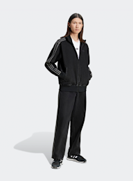 adidas Originals, Denim Firebird Originals Jacket, black, Image 5 of 5