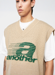 Another Cotton Lab, A Sweater Vest, beige, Image 3 of 4