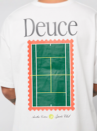 Another Cotton Lab, Deuce Oversized T-Shirt, white, Image 4 of 5
