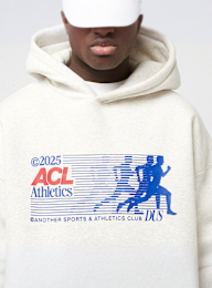 Another Cotton Lab, Athletics Oversized Hoodie, grey, Image 3 of 4