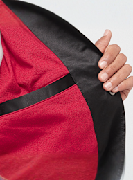 Mitchell & Ness, NBA Team Origins Satin Jacket Vintage Logo Chicago Bulls, black, Image 7 of 8